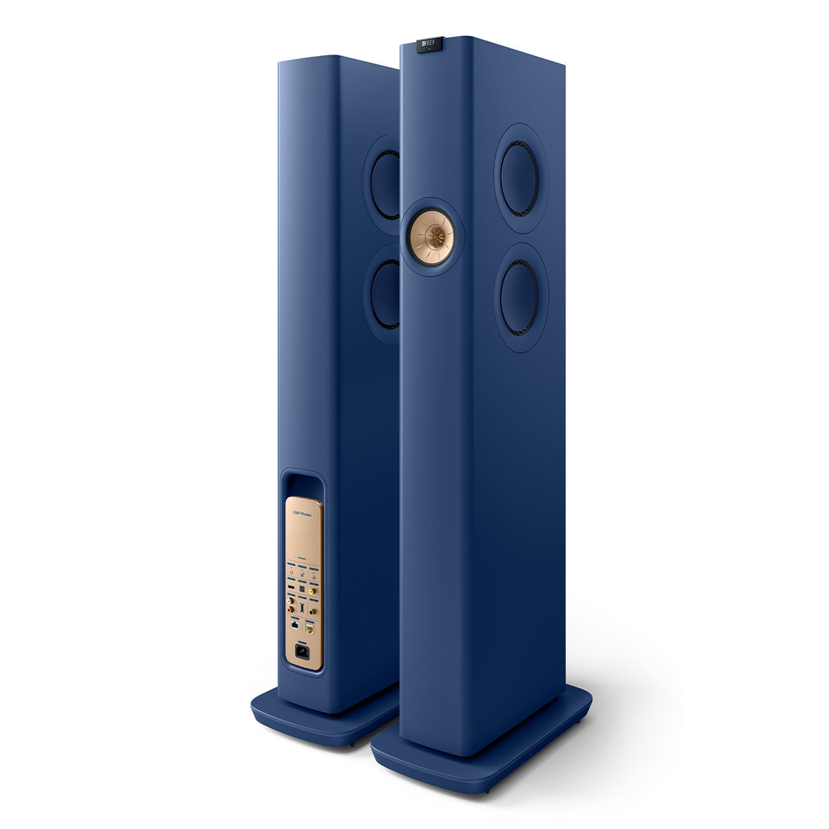 KEF LS60W Wireless Floorstanding Speakers - Pair (Royal Blue)