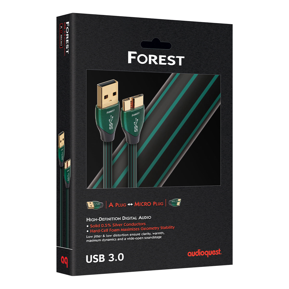 AudioQuest Forest USB 3.0 to Micro B 3.0 Cable (4.92 ft.)