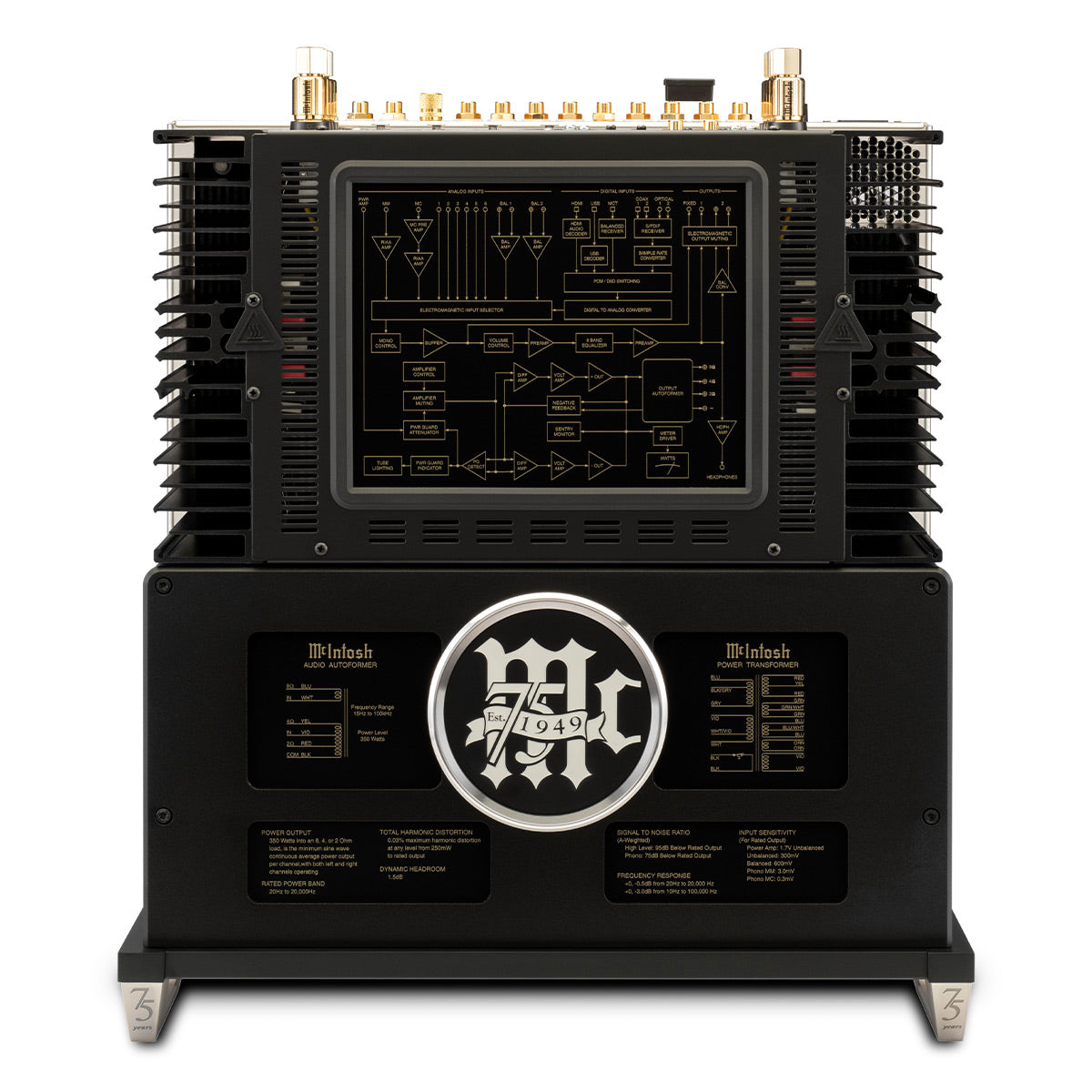 McIntosh MA12000 2-Channel Hybrid Integrated Amplifier (75th Anniversary Edition)