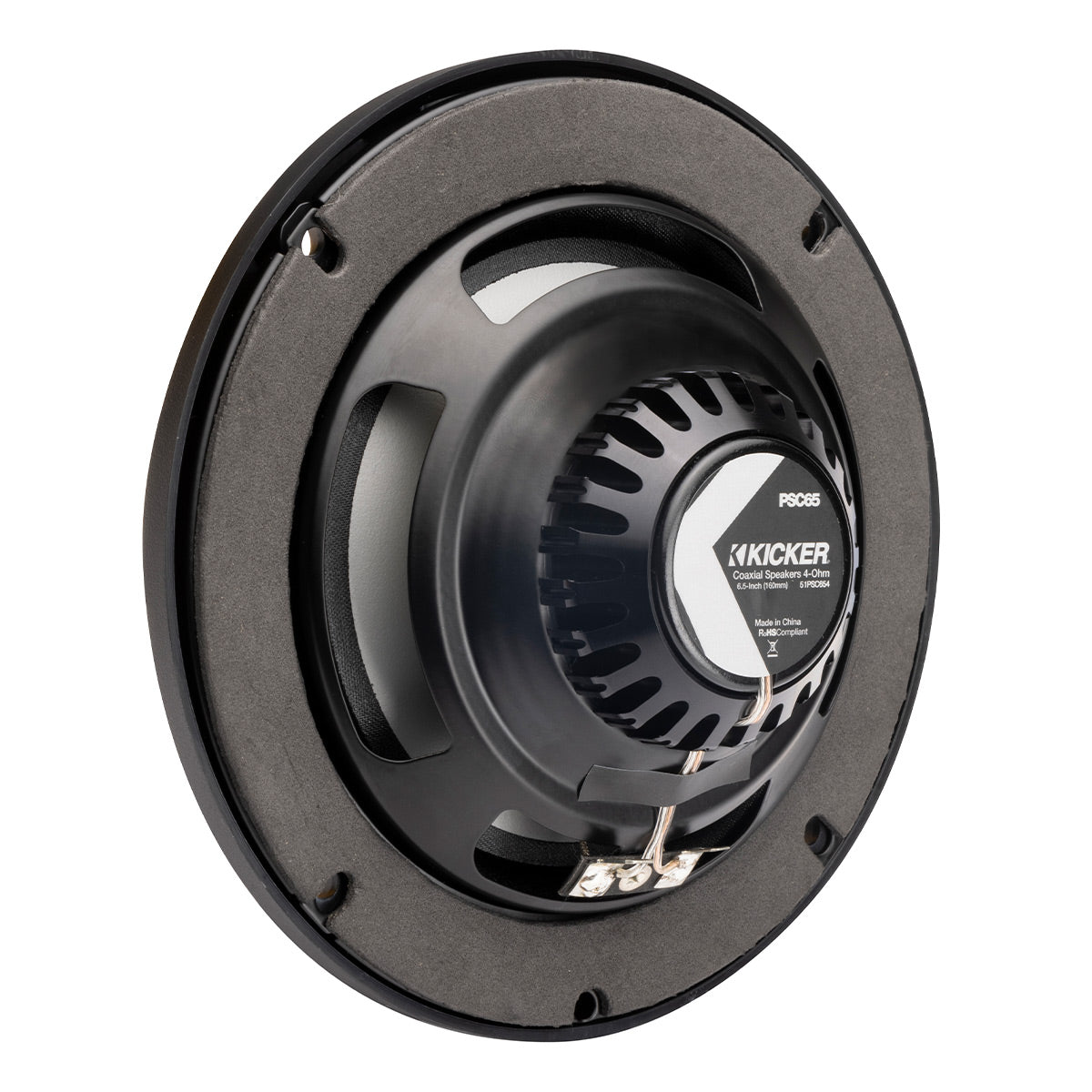 Kicker 51PSC652 6.5" 2-Ohm Powersports Weather-Proof Coaxial Speakers - Pair