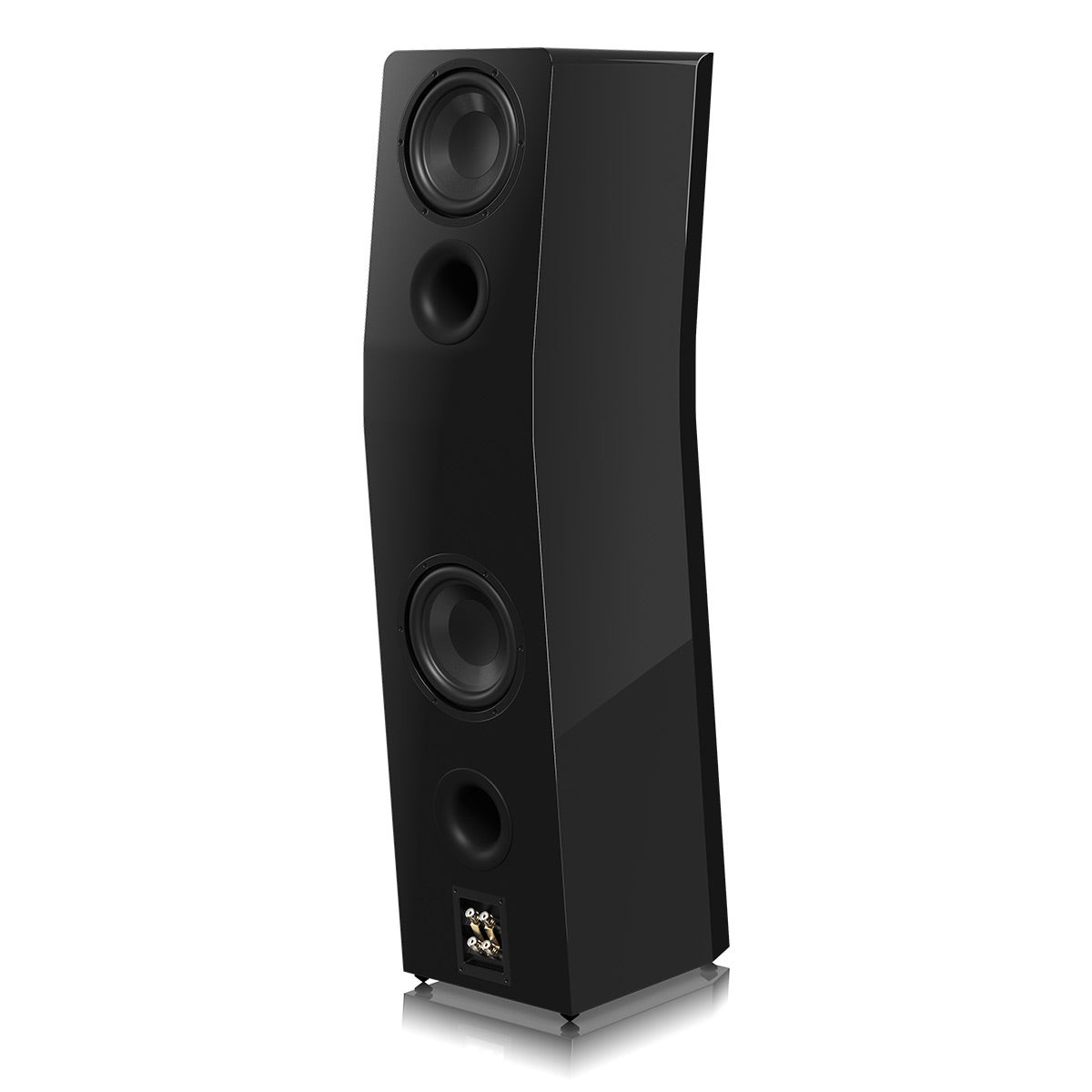 SVS Pair of Ultra Evolution Pinnacle Tower Speakers with 8 Inch Quand Woofers in Piano Gloss Black