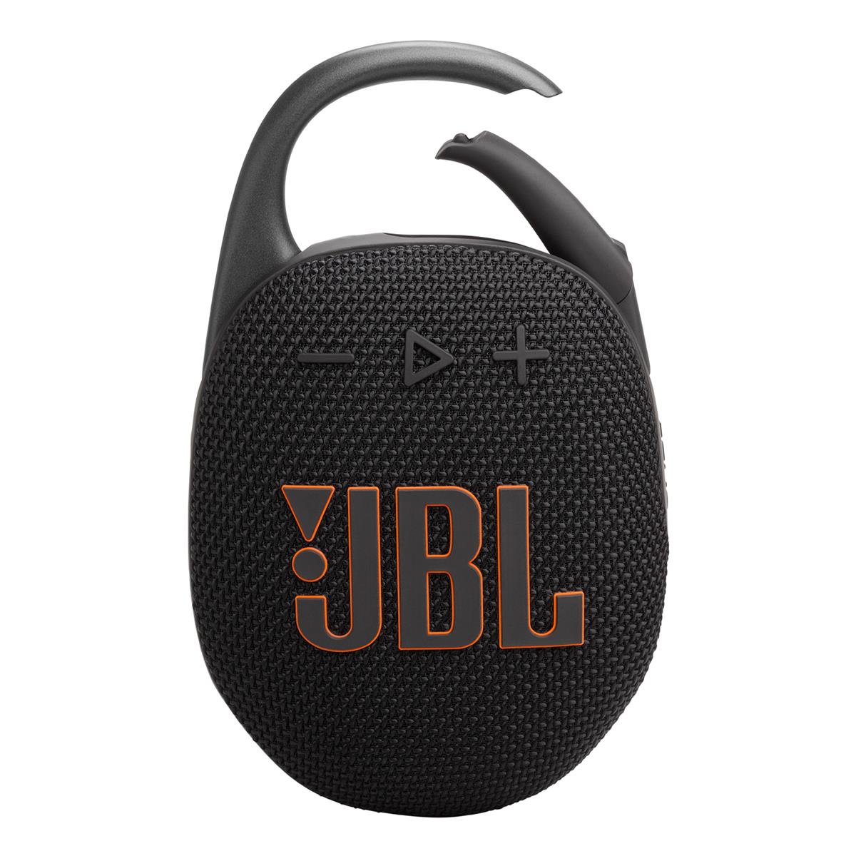 JBL Clip 5 Bluetooth Portable Speaker Bundle with EasySing Mic Mini (Black)