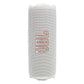 JBL Flip 7 Portable Bluetooth Speaker Bundle with Magnetic Mount (White)