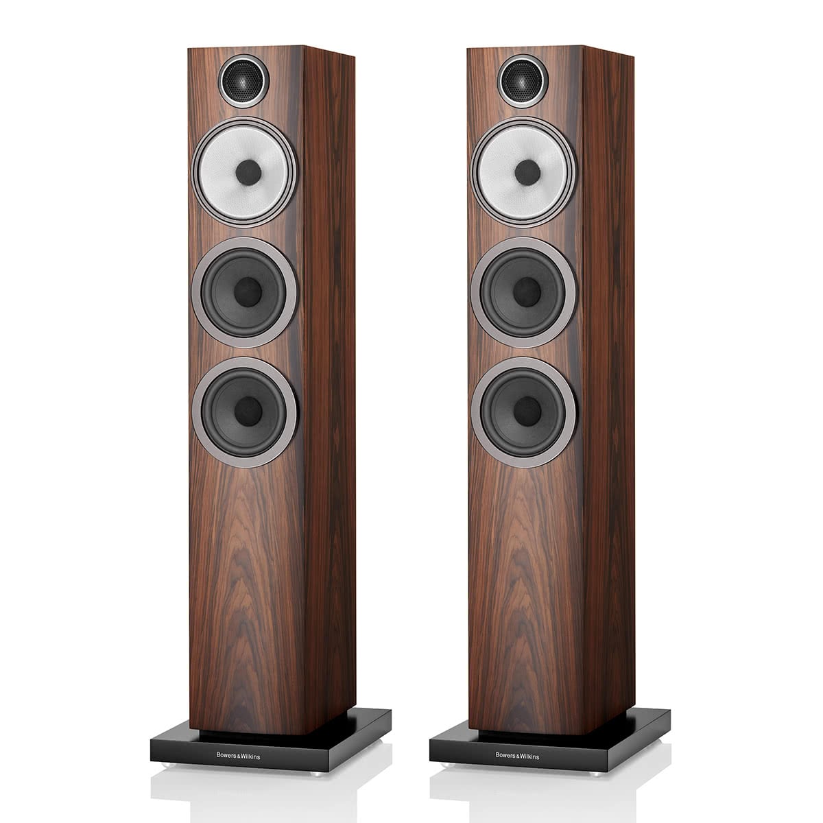 Bowers & Wilkins 704 S3 3-Way Floorstanding Speaker - Pair (Mocha)