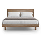 BDI KAVA Bedroom 9617 King Bed Frame with Built-In LEDs (Walnut)