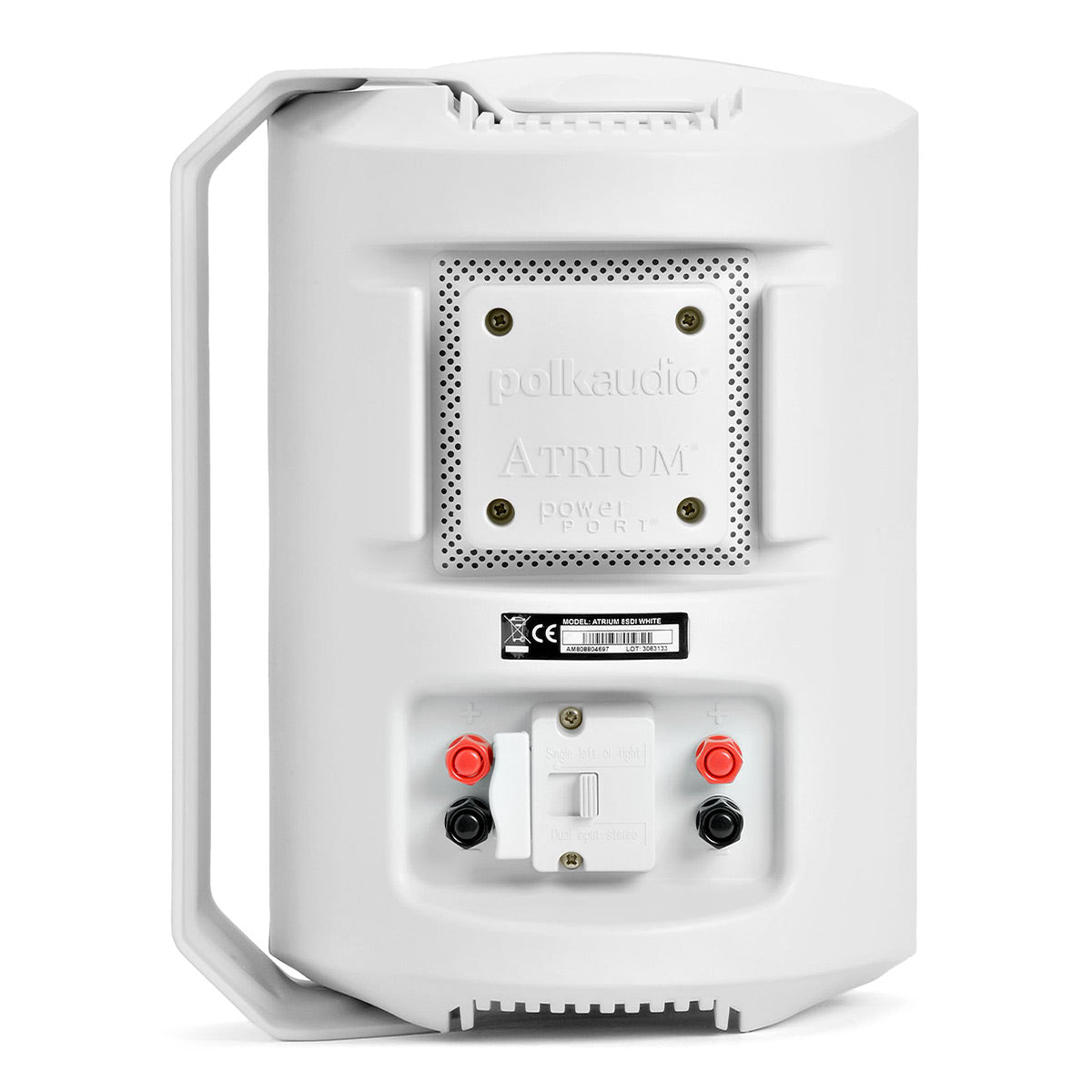 Polk Audio Atrium 8 All Weather Outdoor Loudspeaker Cable Bundle - 8 Pack (White)