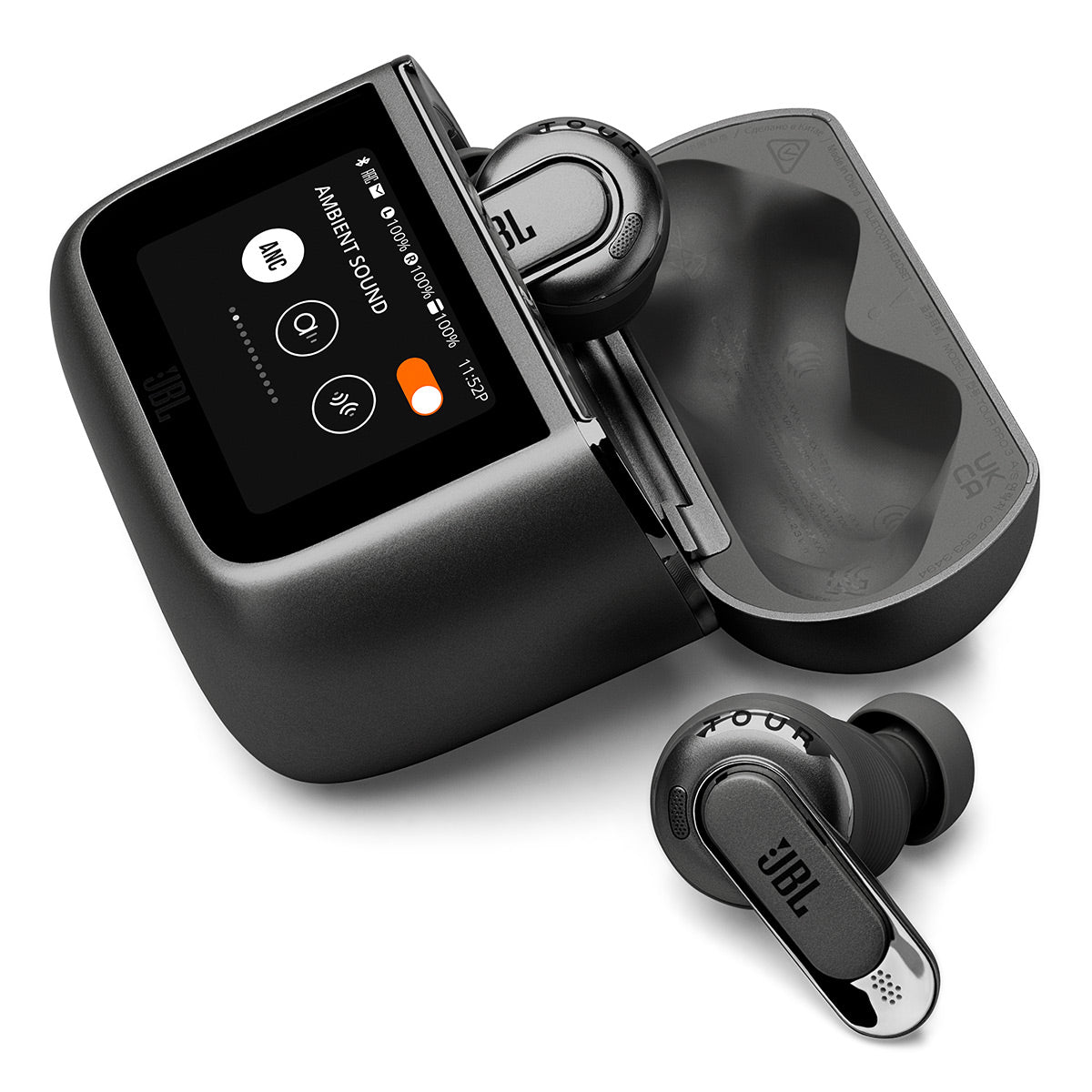 JBL TOUR Pro 3 Noise Cancelling True Wireless Earbud with gSport Case (Black)