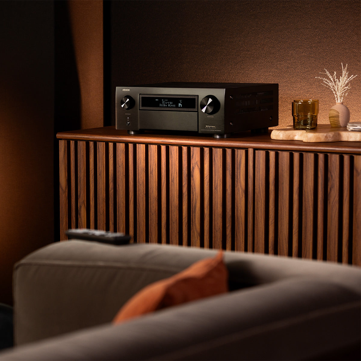 Denon AVR-X6800H 11.4 Channel 8K Receiver with AudioQuest SKY 3m HDMI Cable