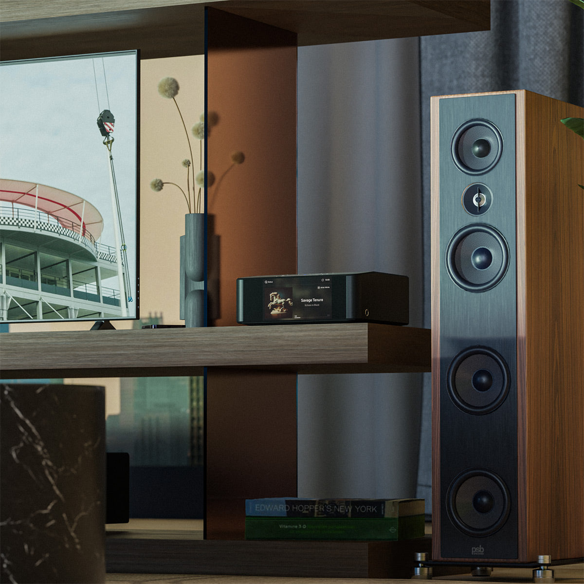 Dali IO-8 Wireless Headphones Bundle with Bluesound NODE ICON Music Streamer (Iron Black)