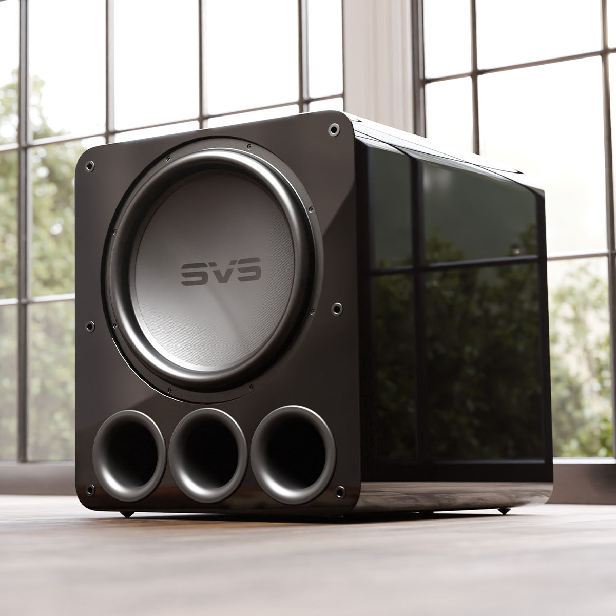 SVS PB17-Ultra 17 Inch Powered Subwoofer with Ported Box and DSP Control (Piano Gloss Black)
