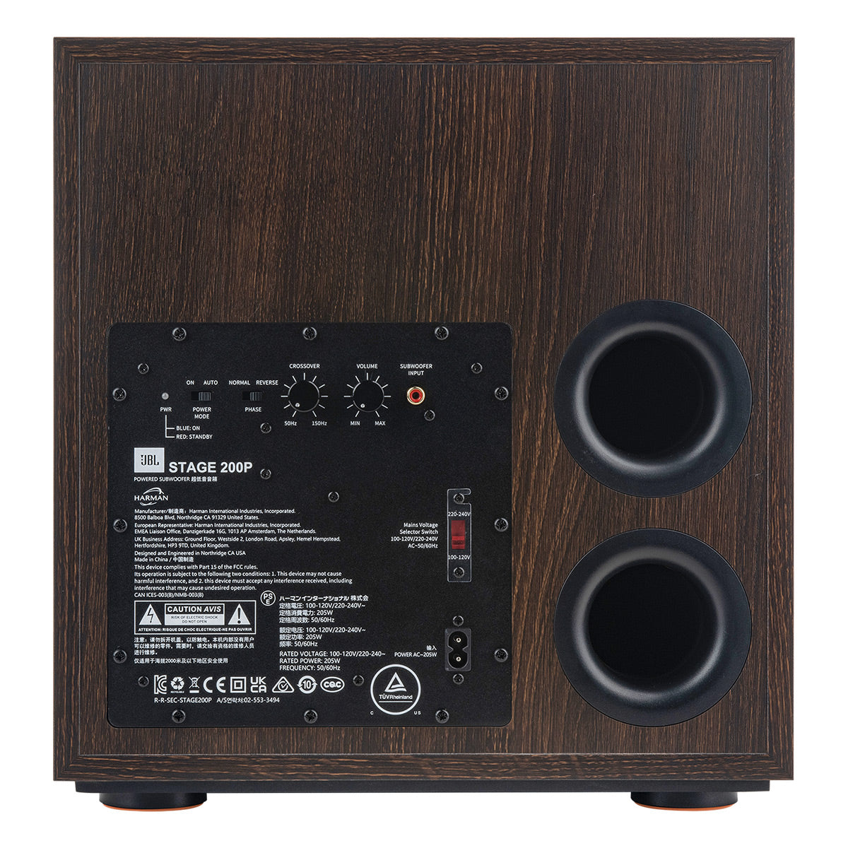 JBL Stage 200P 10-Inch Subwoofer - Pair (Black)