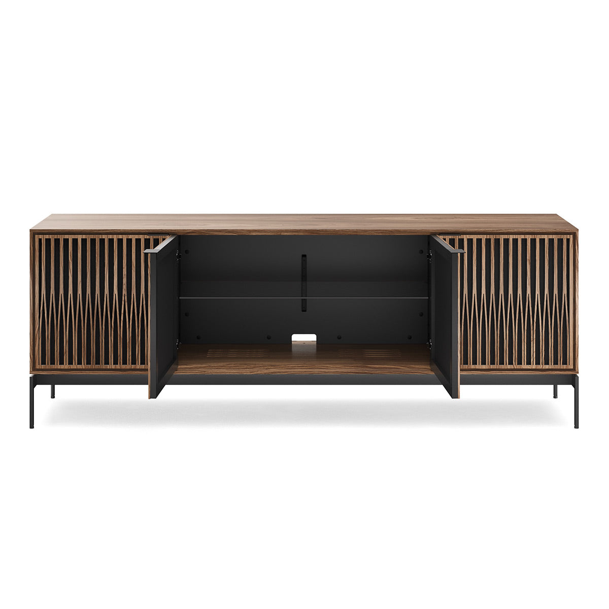 BDI Elements 8709 Tune Media Cabinet with Console Base (Natural Walnut)