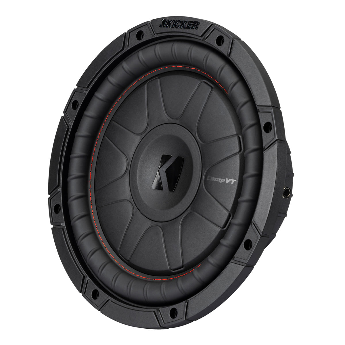 Kicker 52CVT102 10" CompVT Slim 2-Ohm Subwoofer