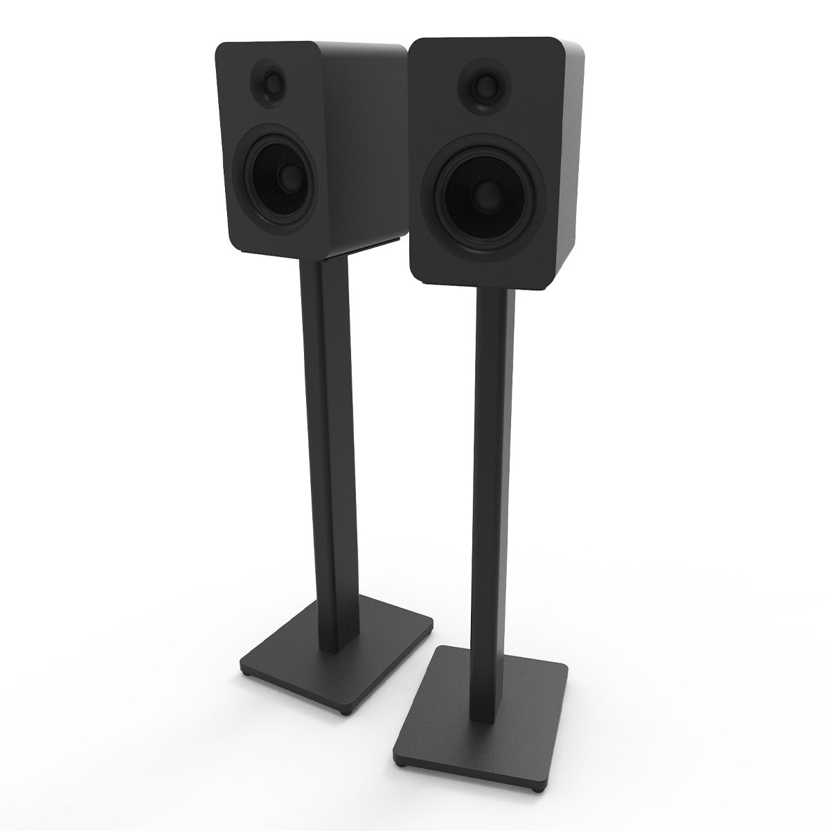 Kanto ST34 34" Universal Bookshelf Speaker Floor Stand - Black (Pair)