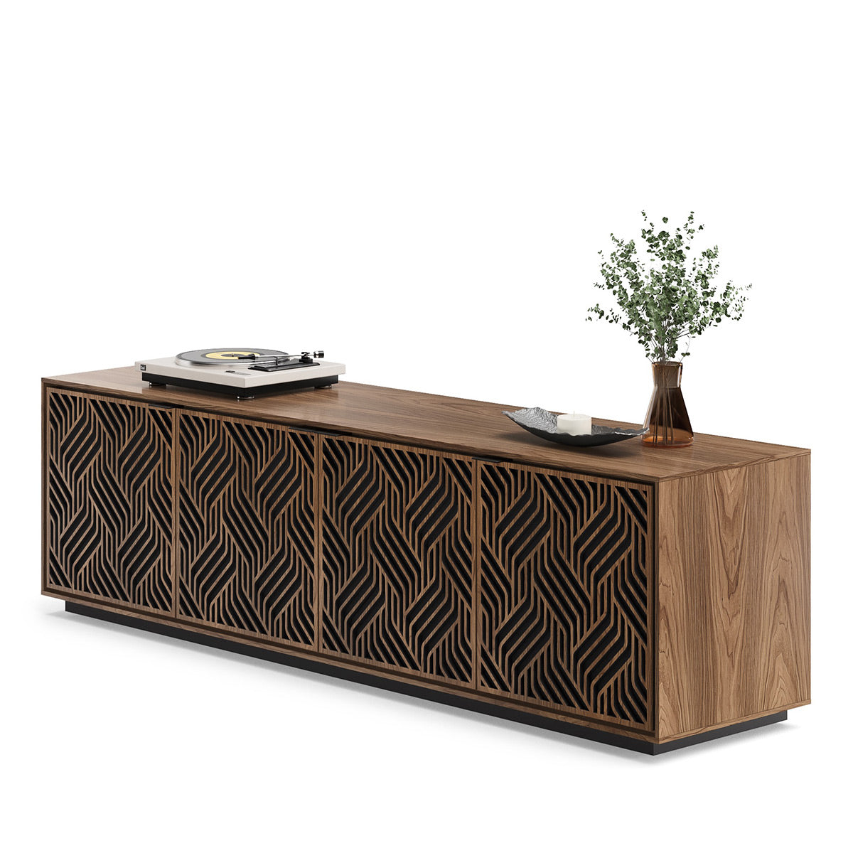 BDI Elements 8703 Weave Media Cabinet (Natural Walnut)