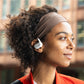 JBL Soundgear Sense Hybrid Open-Ear Headphones with Detachable Neckband (White)