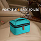 HOTLOGIC 12V Mini XP Portable 8.75" x 6.75" Food Warmer and Expandable Carrying Bag for Vehicle (Teal)