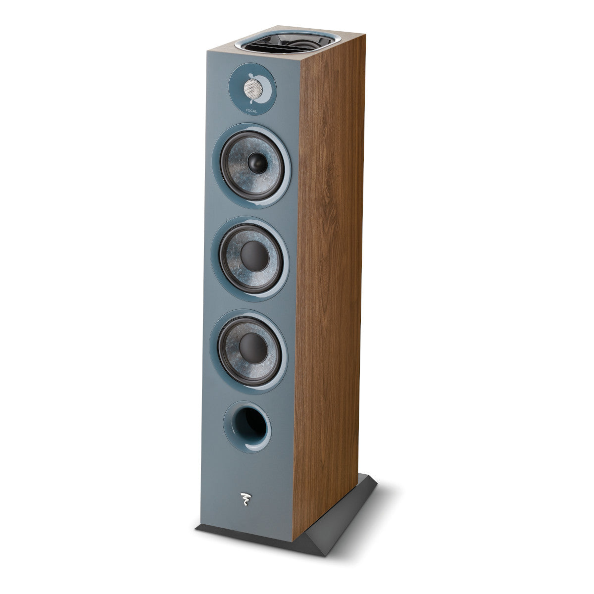 Focal Chora 826-D Floorstanding Speaker with Built-In Dolby Atmos Modules - Each (Dark Wood)