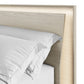 BDI KAVA Bedroom 9617 King Bed Frame with Built-In LEDs (Washed Oak)