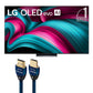 LG LG OLED83C5PUA 83 Inch 4K OLED evo C5 Smart TV with AudioQuest SKY 3m HDMI Cable