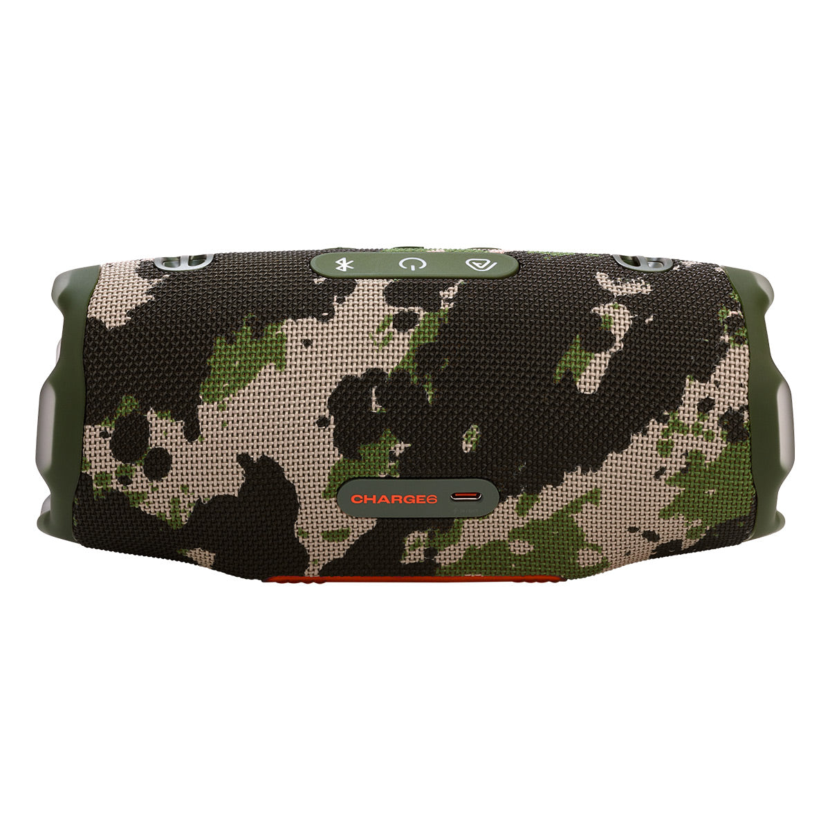JBL Charge 6 Waterproof Portable Speaker Bundle with gSport Silicone Sleeve (Camo)