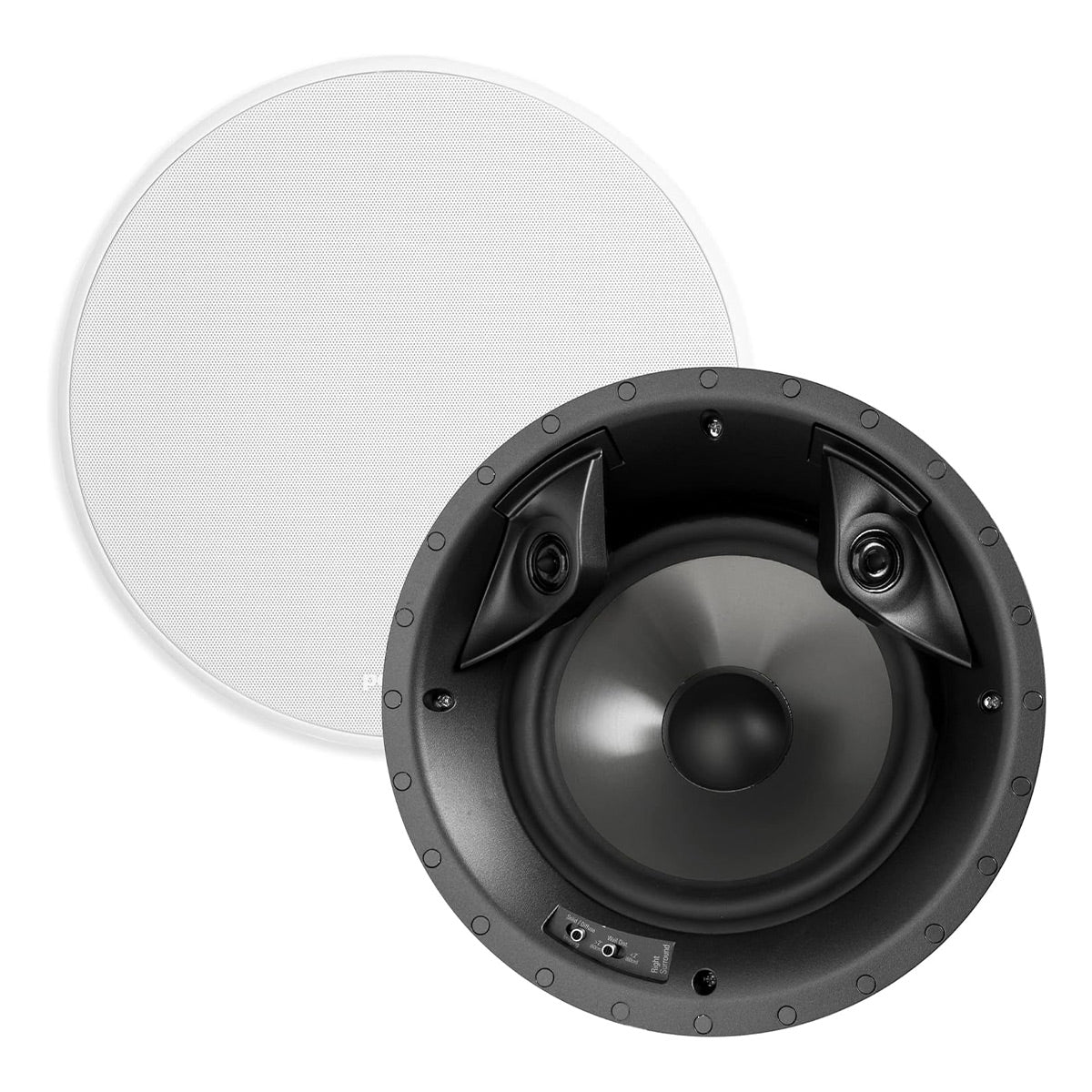 Polk Audio 80F/X-RT Vanishing 8" In Ceiling Speakers - 8 Pack (White)