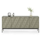 BDI Mesa 7639 4-Door Credenza (Moss with Carbon Base)