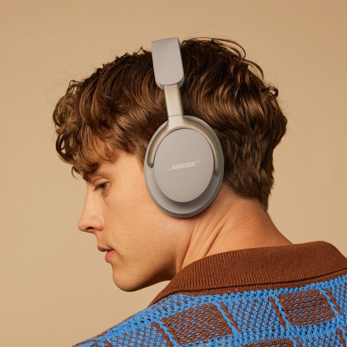 Bose QuietComfort Ultra Wireless Noise Cancelling Headphones (Sandstone)