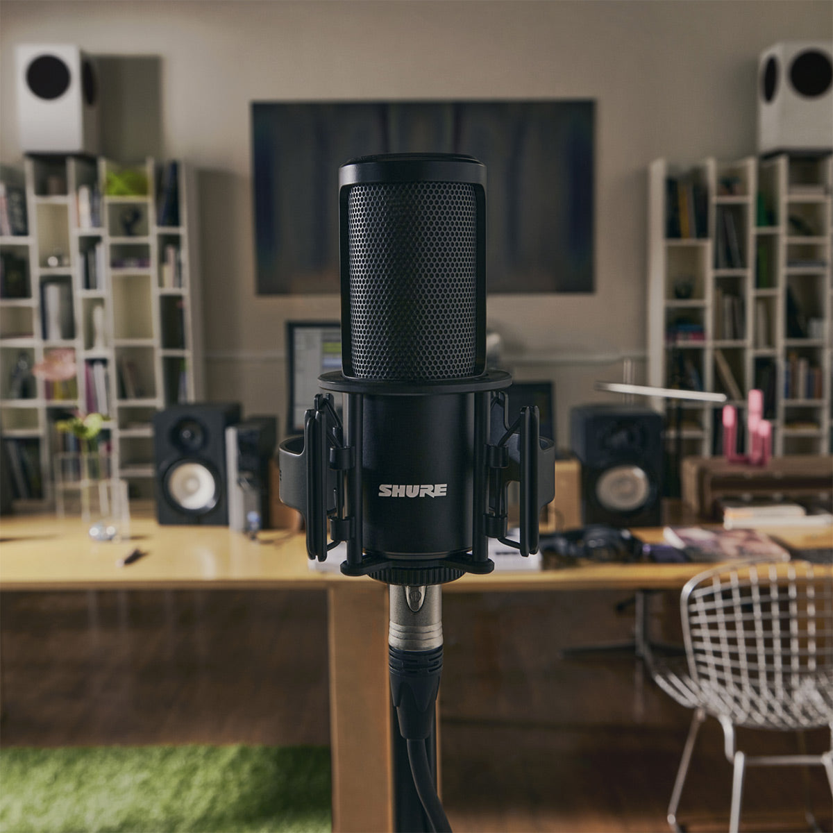 Shure SM4 Condenser Microphone Kit with Shock Mount & Carrying Case