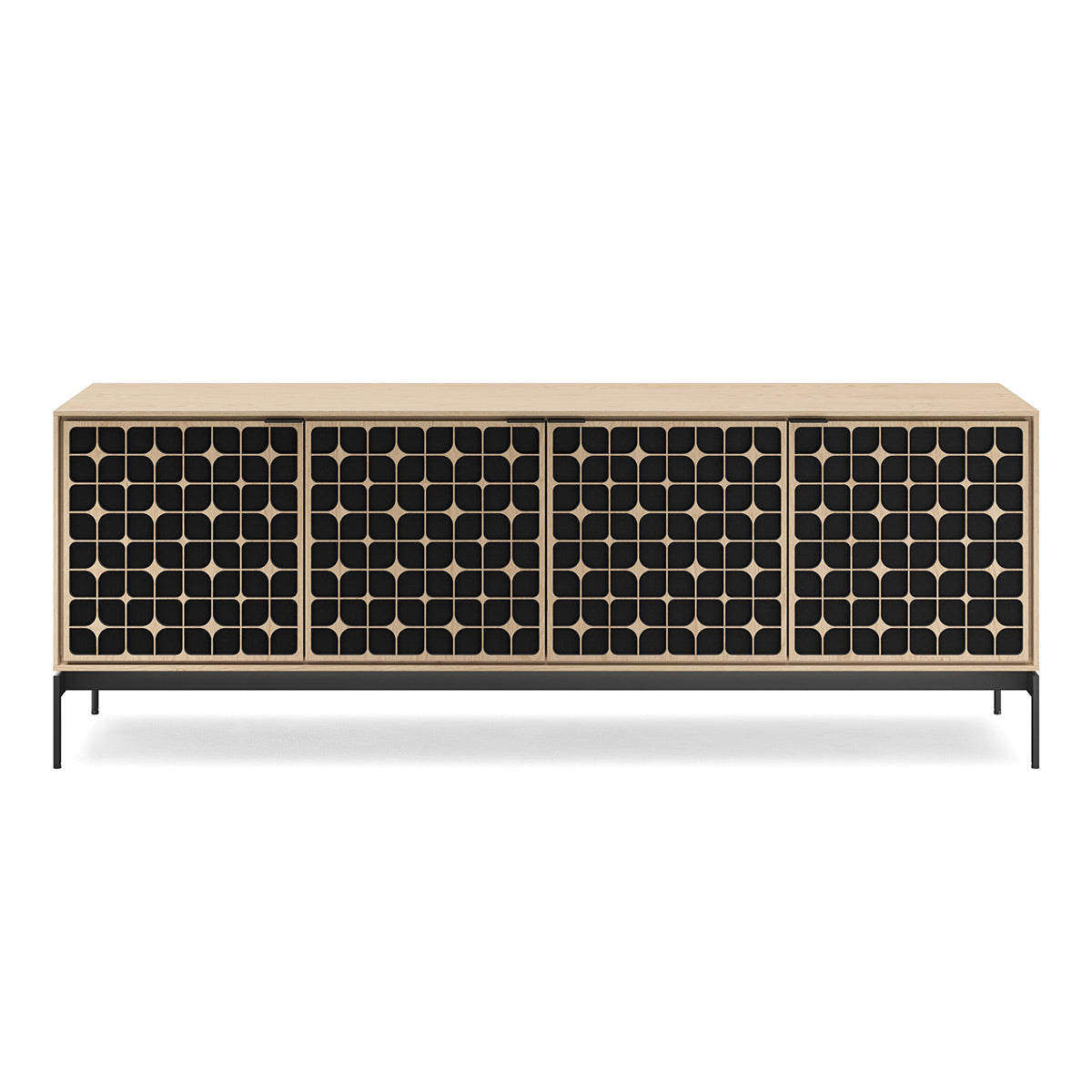 BDI Elements 8709 Constellation Media Cabinet with Console Base (Washed Oak)