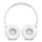 JBL Tune 670NC Wireless On-Ear Adaptive Noise Cancelling Headphones (White)