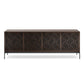 BDI Elements 8709 Weave Media Cabinet with Console Base (Toasted Oak)