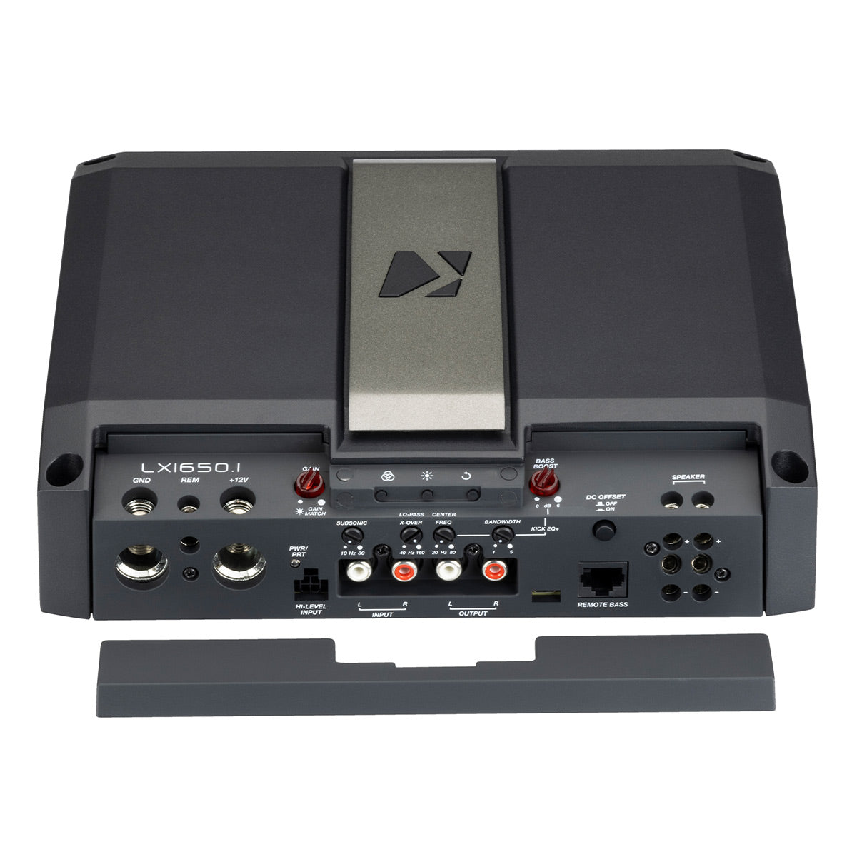 Kicker LX1650.1 Mono Class D Subwoofer Amplifier with Smart Bass