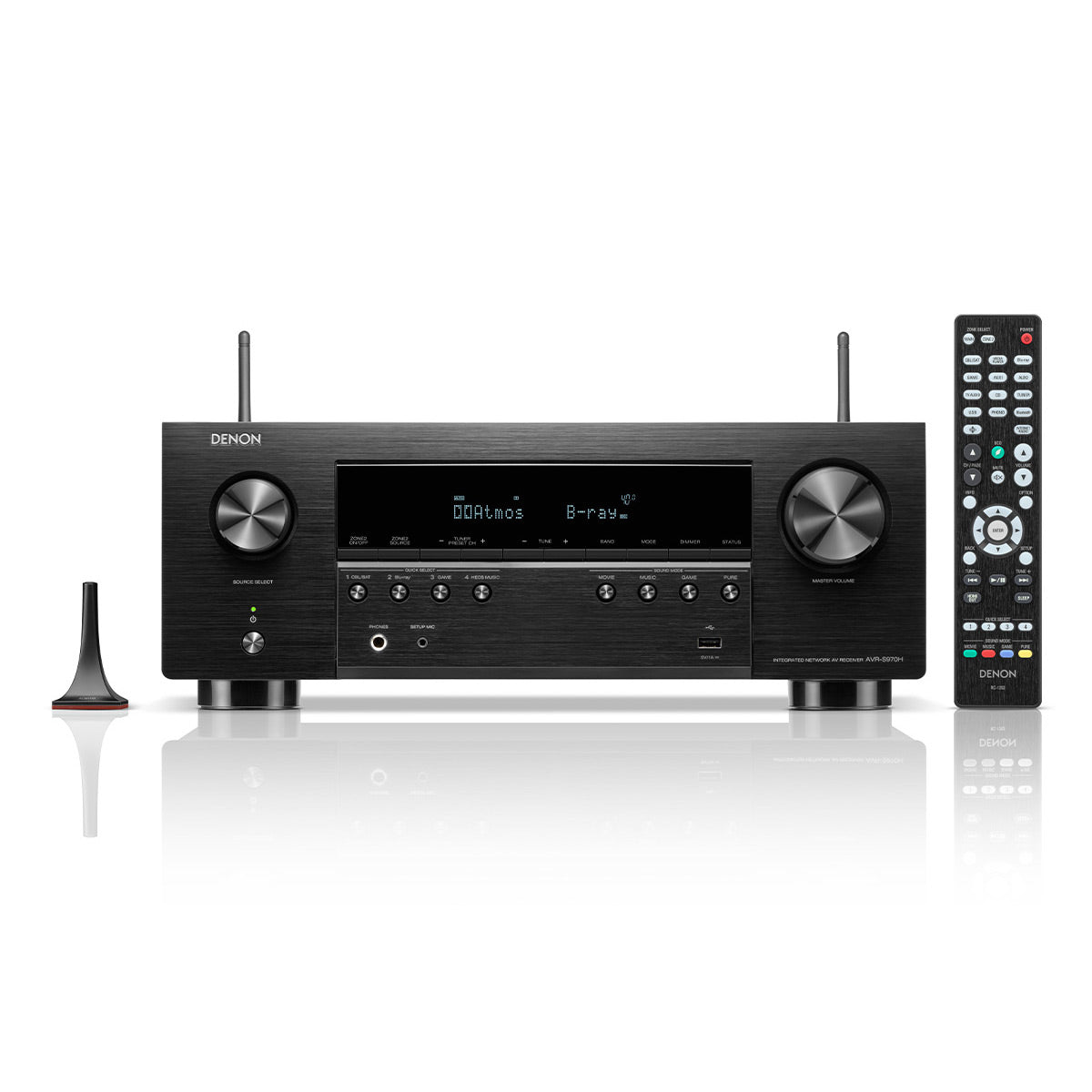 Denon AVR-S970H 7.2 Channel 8K Receiver with AudioQuest SKY 3m HDMI Cable
