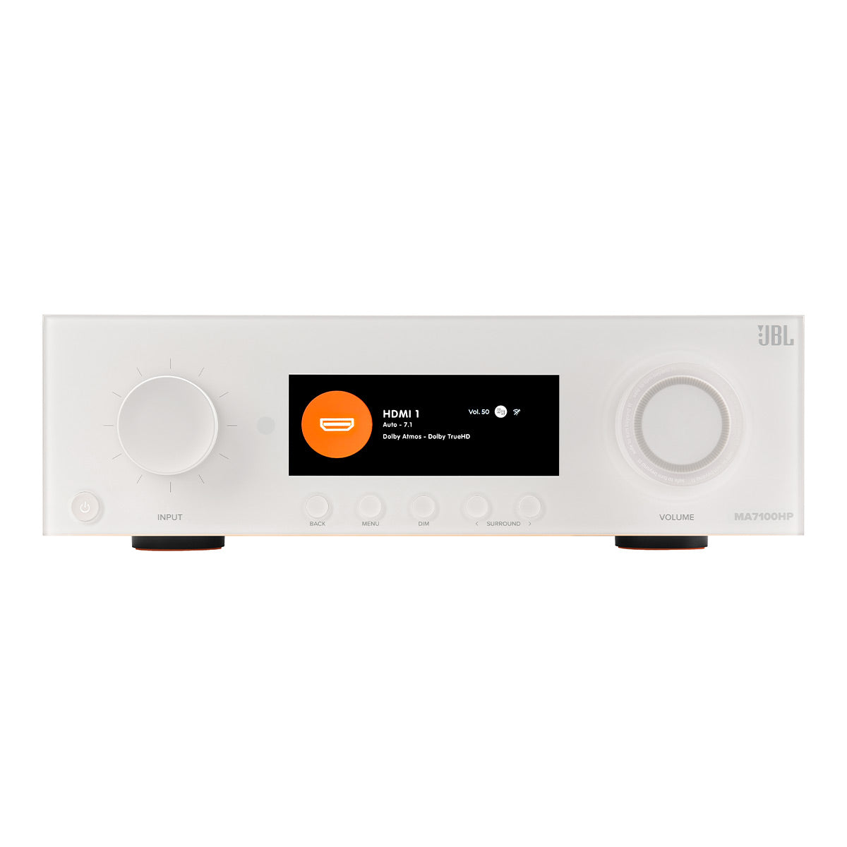 JBL MA7100HP 7.2-Channel 8K AV Receiver (White)