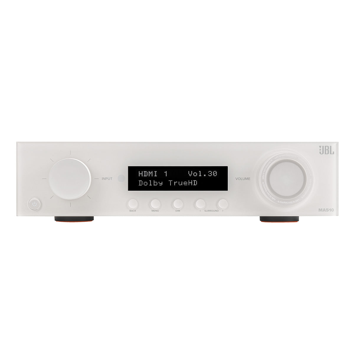 JBL MA510 5.2-Channel 8K Receiver (White)