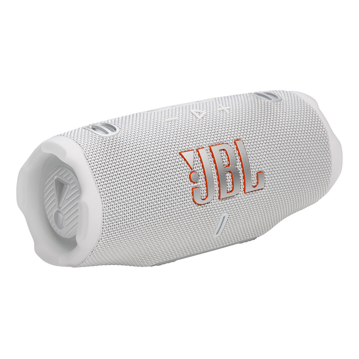 JBL Charge 6 Waterproof Portable Speaker Bundle with gSport Silicone Sleeve (White)
