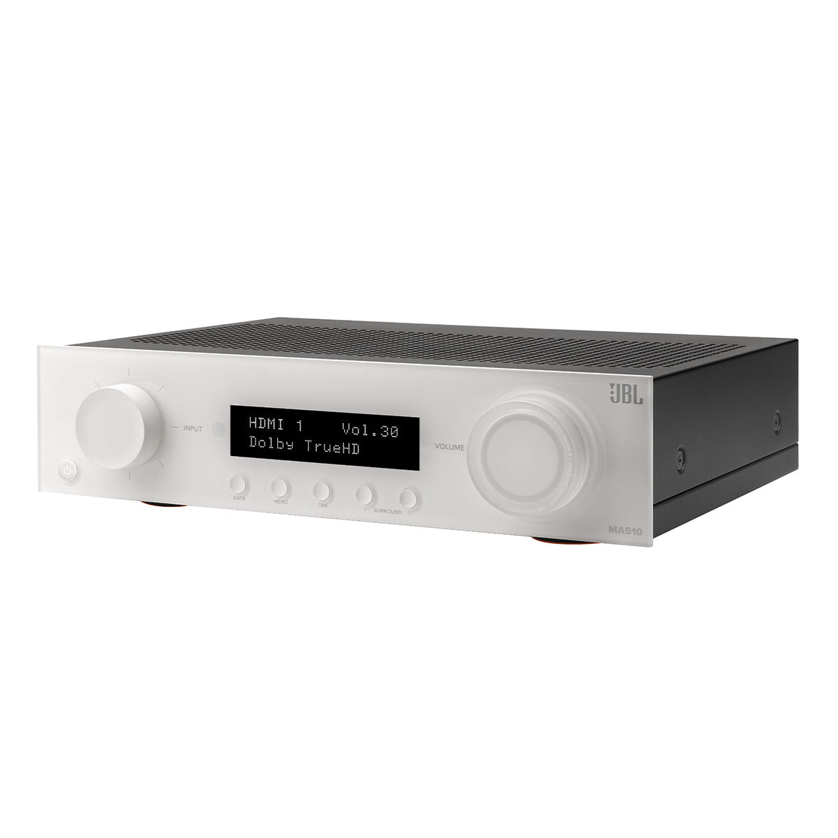 JBL MA510 5.2-Channel 8K Receiver (White)