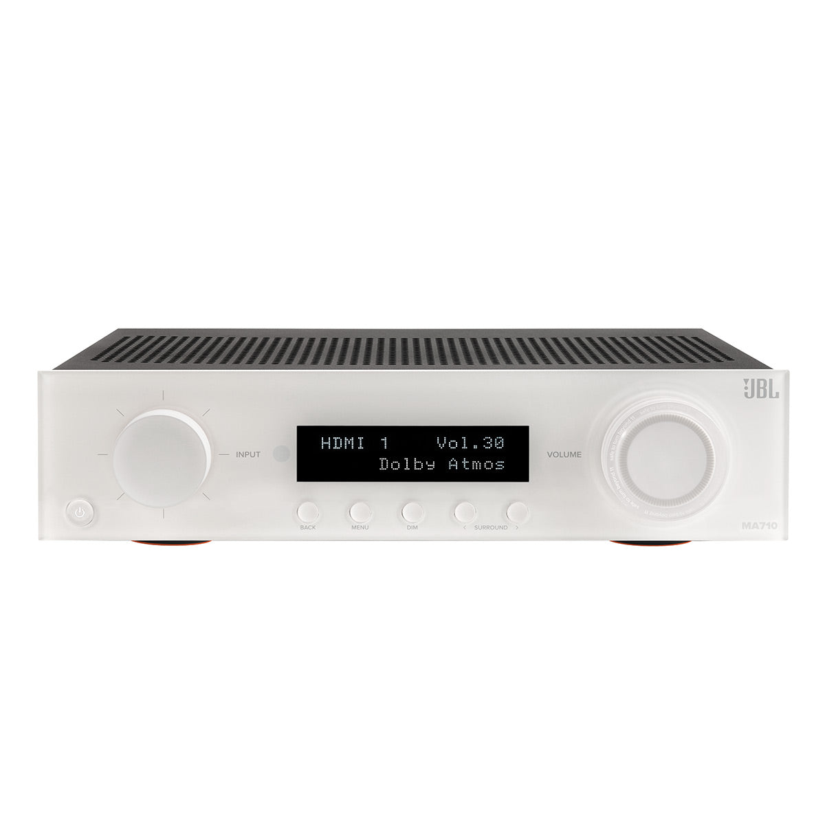 JBL MA710 7.2-Channel 8K AV Receiver (White)