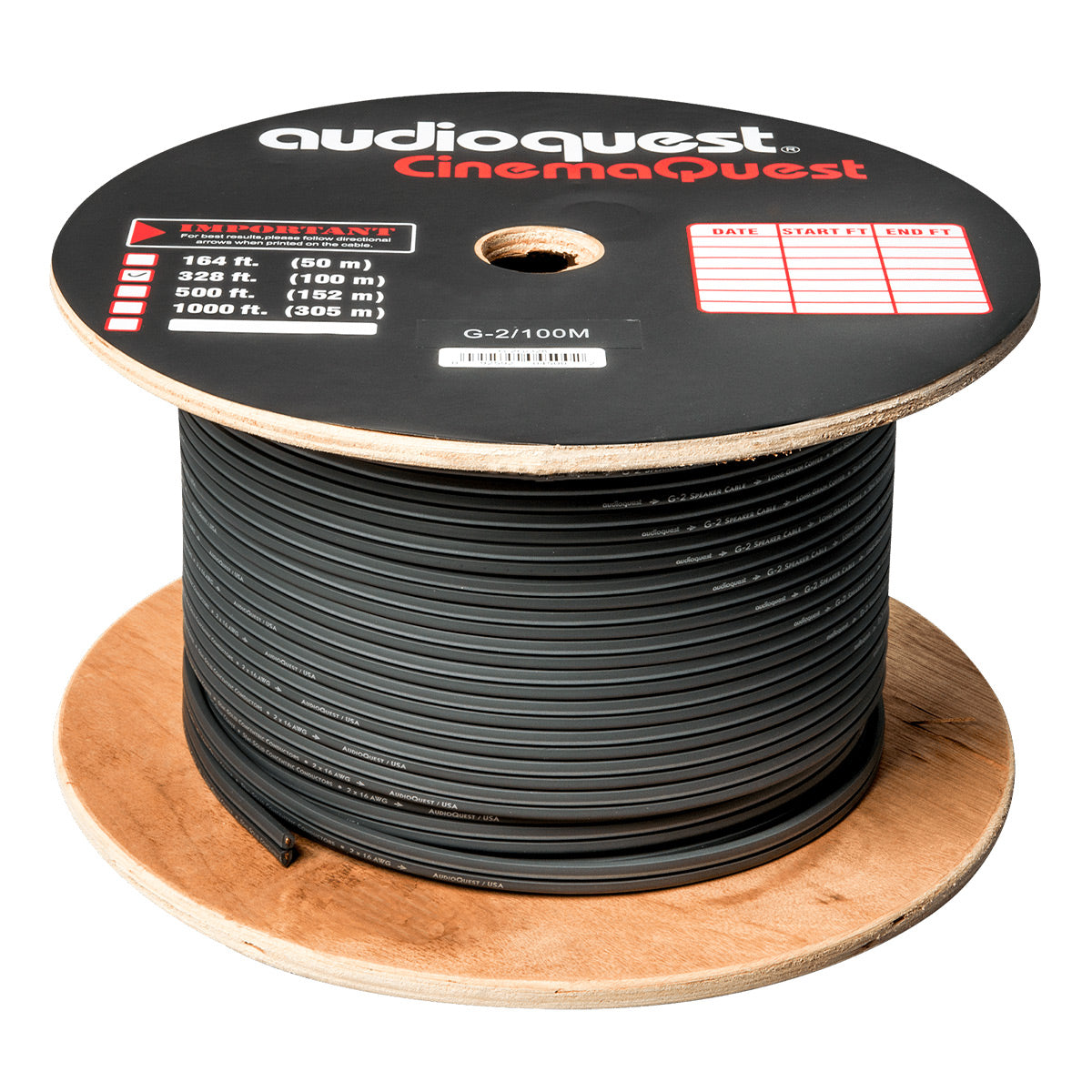 AudioQuest G2 15 AWG Bulk Speaker Cable (30 ft.)