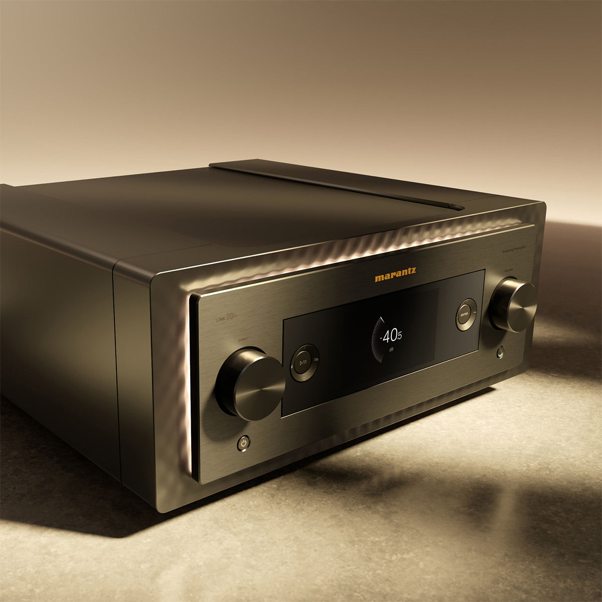 Marantz MODEL 10 Integrated Amplifier Bundle with Link 10n Streaming Preamplifier (Black)