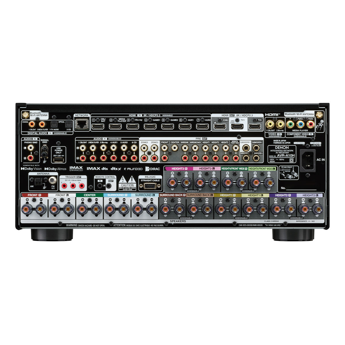 Denon AVR-A10H 13.4-Channel 8K AV Amplifier with HEOS Built-in