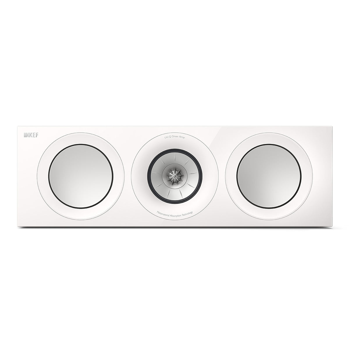 KEF R6 Meta Center Channel Speaker (Gloss White)