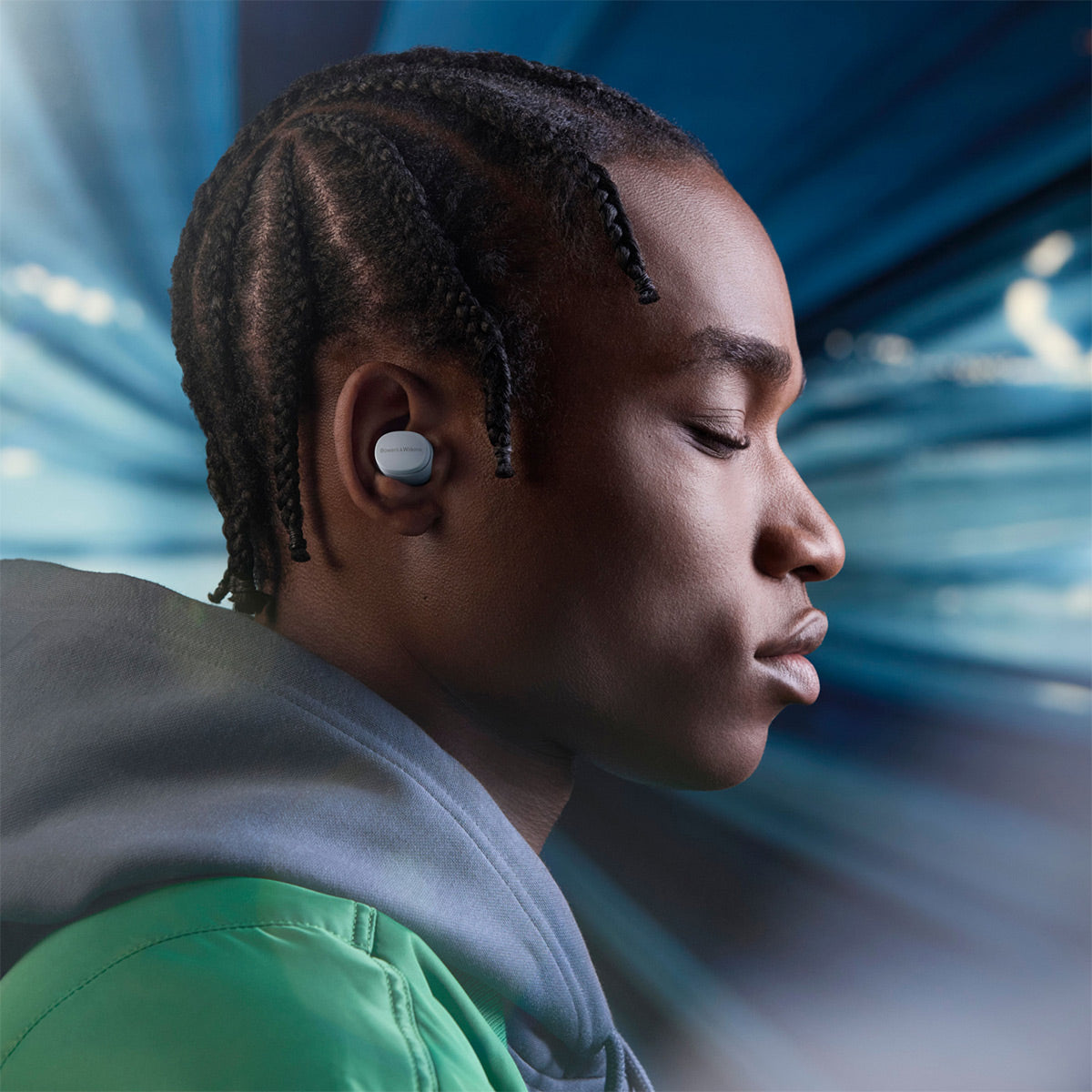 Bowers & Wilkins Pi6 In-Ear Bluetooth Wireless Earbuds (Glacier Blue)