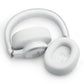 JBL Live 770NC Wireless Over Ear Noise Cancelling Headphone Bundle with gSport Case (White)