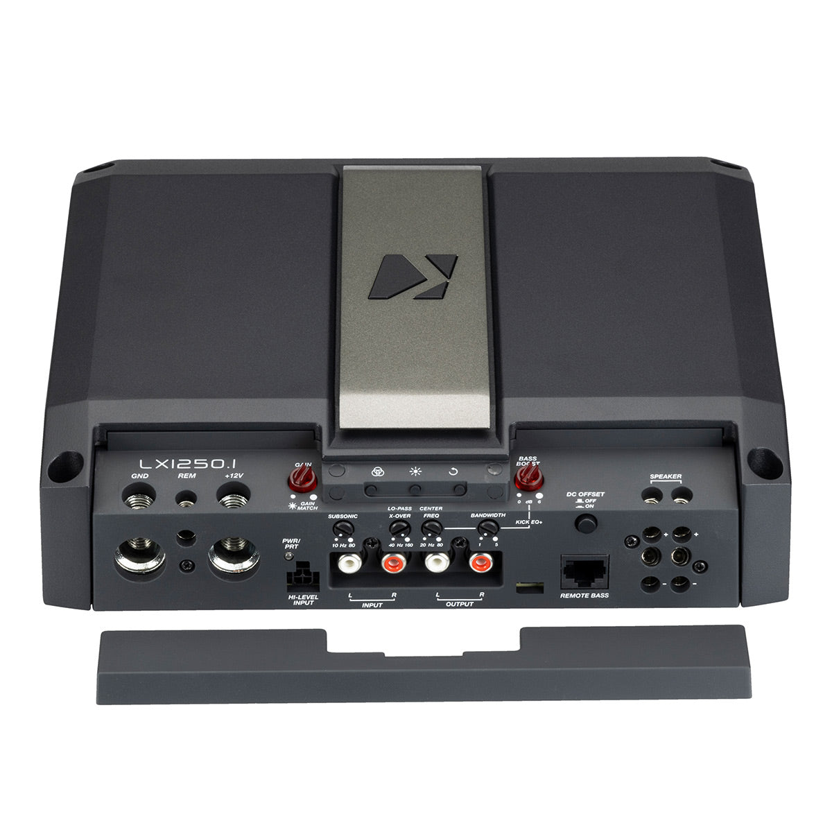 Kicker LX1250.1 Mono Class D Subwoofer Amplifier with Smart Bass