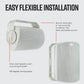 Polk Audio Atrium 5 All Weather Outdoor Loudspeaker Cable Bundle - Pair (White)