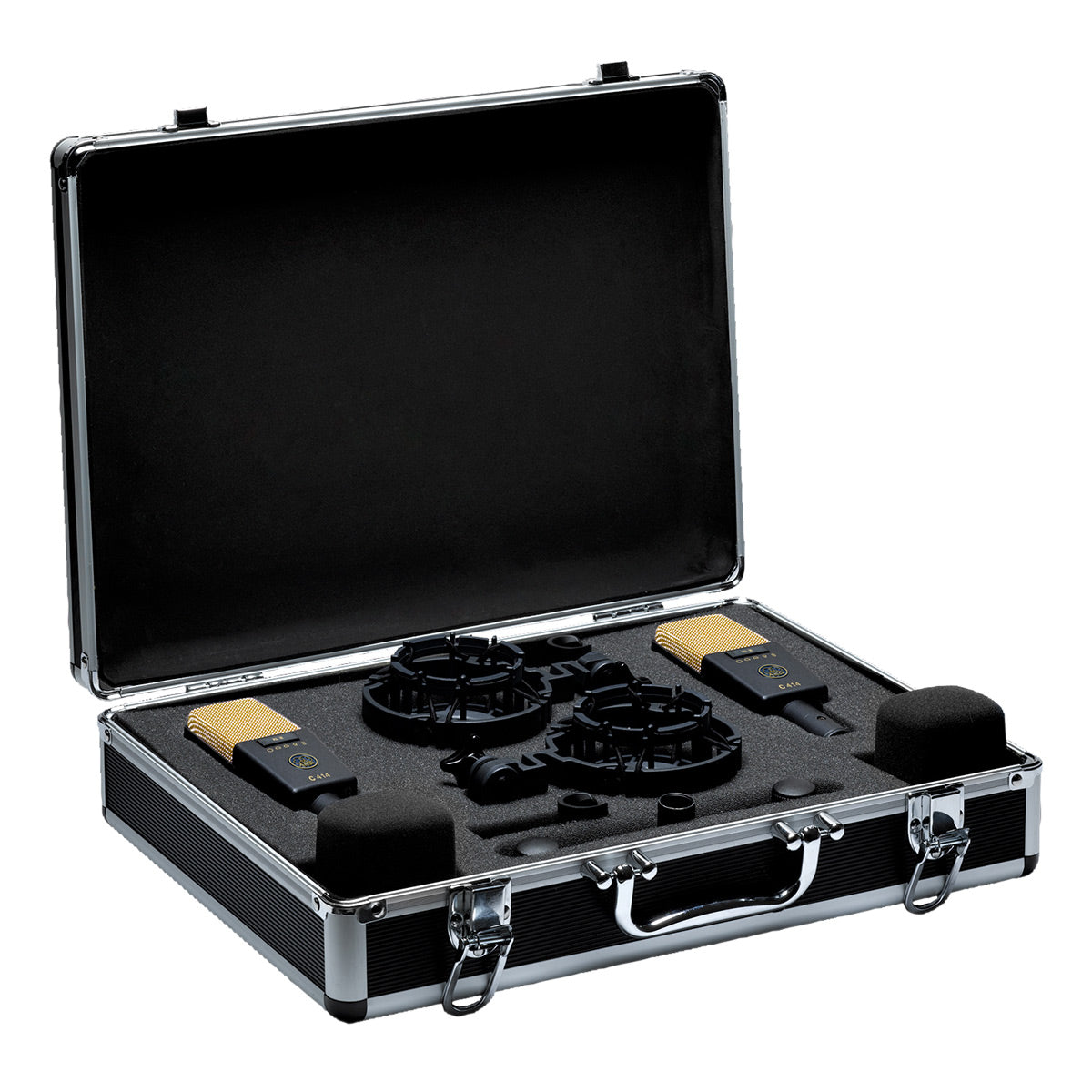 AKG C414 XLII Matched Pair Multi-Pattern Large-Diaphragm Condenser Microphones