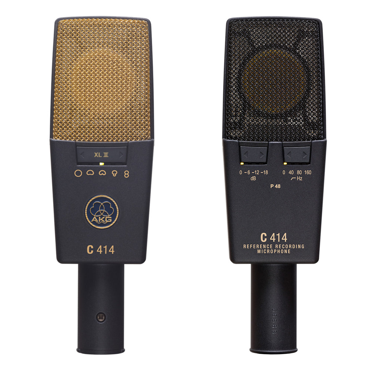 AKG C414 XLII Matched Pair Multi-Pattern Large-Diaphragm Condenser Microphones