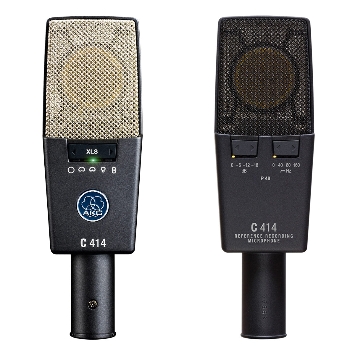 AKG C414 XLS Matched Pair Multi-Pattern Large-Diaphragm Condenser Microphones